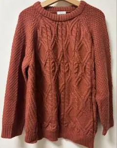 最終値下げ　ローリーズファーム　オレンジ　ニット　編み物　冬服