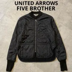 UNITED ARROWS別注FIVE BROTHERキルティングジャケット　黒