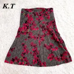 【美品】K.T KIYOKO TAKASE キヨコタカセ スカート Lのサムネイル