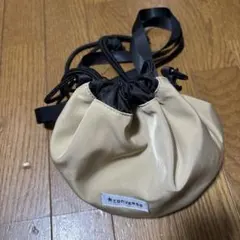 CONVERSE 巾着 ショルダーバッグ ベージュ
