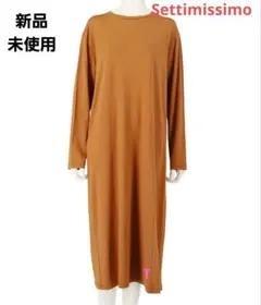 新品！シルケット 天竺 バック スリット ロング Tシャツ、レディース、タグ付きのサムネイル