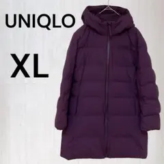 UNIQLO（ユニクロ）シームレスダウンコート XL 大きいサイズ パープル
