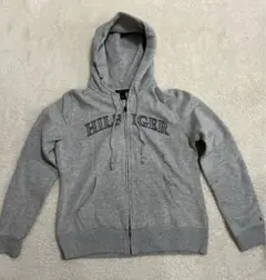 トミーヒルフィガー　TOMMY HILFIGER ジップアップパーカー　グレー