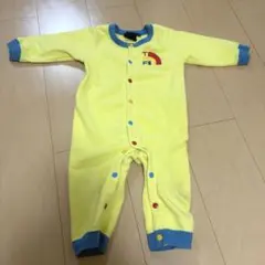 THE NORTH FACE フリースロンパース イエロー