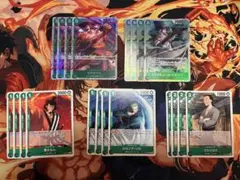 緑ゾロ　スタートデッキ　パーツ　おでん　ミホーク　SR 錦えもん　ゾロ　各4枚
