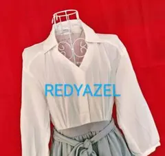 美品 レディアゼル ワンピース 二次会 ドレス  ホワイト Ｓ ミニスカート