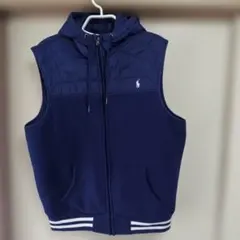 Polo Ralph Lauren ネイビー ダウンベスト L