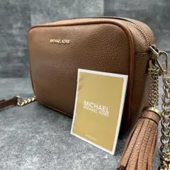 マイケルコース　ジェットセット　カメラバッグ　2way チェーン　レザー