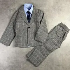 キッズフォーマルスーツ4点セット 5y 男の子 卒園式 入学式 卒入服