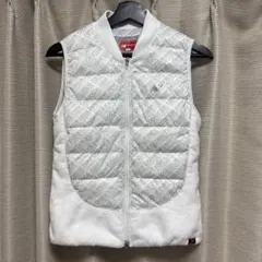 人気★ニューバランス ゴルフ　エリ取り外し可　ファー　中綿入り　ベスト　サイズ0