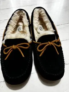 UGG 黒 スエード モカシン