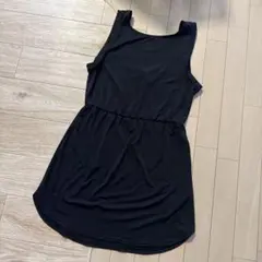 H&M☆バックオープンノースリーブ チュニック ブラックのサムネイル