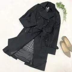 アンタイトル　UNTITLED トレンチコート　ブラック　ライナーつき