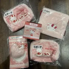 当たりくじsanrio ポーチ 巾着 チャーム 小物入れ HELLO KITTY