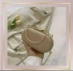 ⭐️新品未使用⭐️リボン　キラキラ　3wayパーティーバッグ　クラッチバッグ