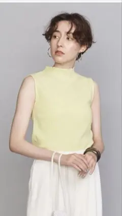 BEAUTY&YOUTH UNITED ARROWS＊ ボトルネックノースリーブ