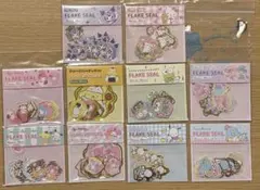 サ*)様 サンリオキャラクターズ♡フレークシールＤ10袋セット