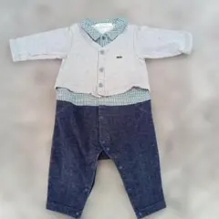 familiar ファミリア 重ね着風 ロンパース 70