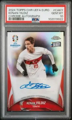 PSA10！直筆サイン！ケナン・ユルディズ ルーキー RC ユヴェントス