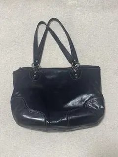 COACH レザー ショルダーバッグ ブラック