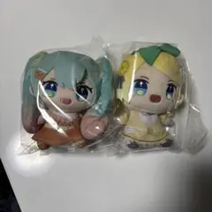 初音ミク フリューくじ D賞 ぬいぐるみマスコット 初音ミク 鏡音リン