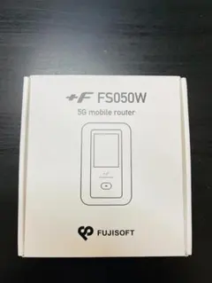 【新品同様】FUJISOFT +F FS050W 5Gモバイルルーター