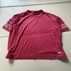 NIKE PRO Tシャツ ワインレッド S ジム レディース