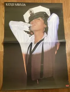 沢田研二 モノクロ顔UP 入手困難非売品A1特大サイズポスター - メルカリ