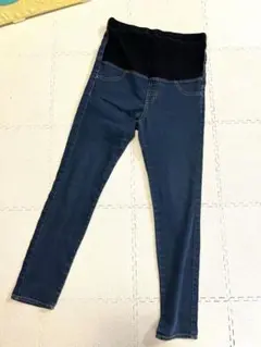 西松屋 マタニティパンツ デニム風レギンス　 Lサイズ