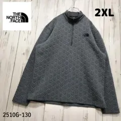 美品✩ノースフェイス✩ハーフジップカットソー　メンズXXL グレー
