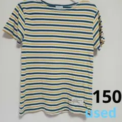 中古品【匿名配送】 Tシャツ ボーダー 150のサムネイル