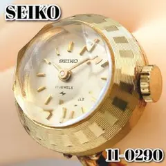 【稼働品】1975年製 SEIKO リングウォッチ 指輪時計 11-0290のサムネイル