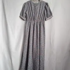 W CLOSET 花柄ロングシャツワンピース M