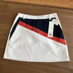 Callaway ゴルフスカート ホワイト Lサイズ白地に金ボタン美品 - メルカリ