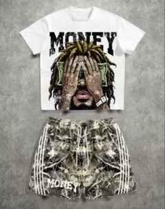 MONEY グラフィックTシャツ ショートパンツ セットアップ swag - メルカリ