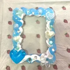 ホイップデコ 水色 硬質トレカケース B8