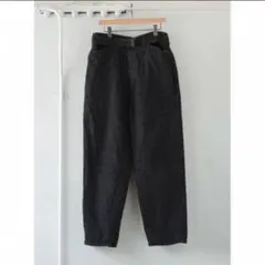 COMOLI ベルテッドパンツ Black / Ecru サイズ1のサムネイル