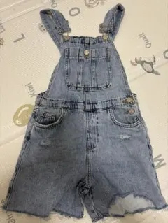 ZARA デニムサロペット 116cm 110 女の子 オーバーオール