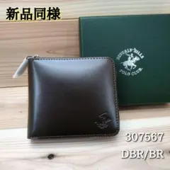 新品同様　訳あり　レディース　POLO メンズ　箱付き　二つ折り財布　ブラウン