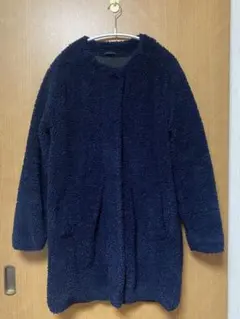 【美品　GAP ノーカラー　ボアジャケット】