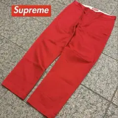 Supreme レッド ワークパンツ 32のサムネイル