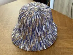 niko and ストライプ バケットハット オレンジ ブルー