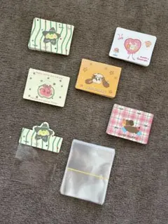 可愛い子犬柄カードヘッド+OPP袋セットハンドメイド資材✨