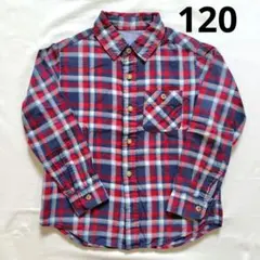 UNIQLO キッズ 長袖チェックシャツ