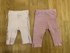 美品80cm7部丈レギンス2点のサムネイル