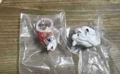 12球団　プロ野球マスコット　めじるしアクセサリー　　レオ　フレップ