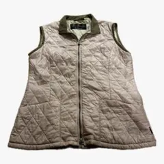 【古着】バブアー キルティング　ベスト 90's 80's