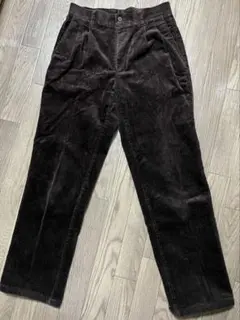 UNIQLO メンズ コーデュロイパンツ ダークブラウンW76cm