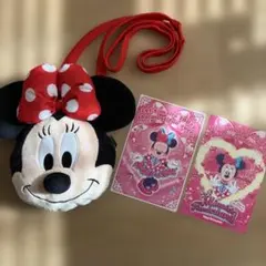 ディズニーリゾートミニーマウス ポシェットとポストカードセット