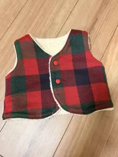 リバーシブル ベビーベスト 60-70